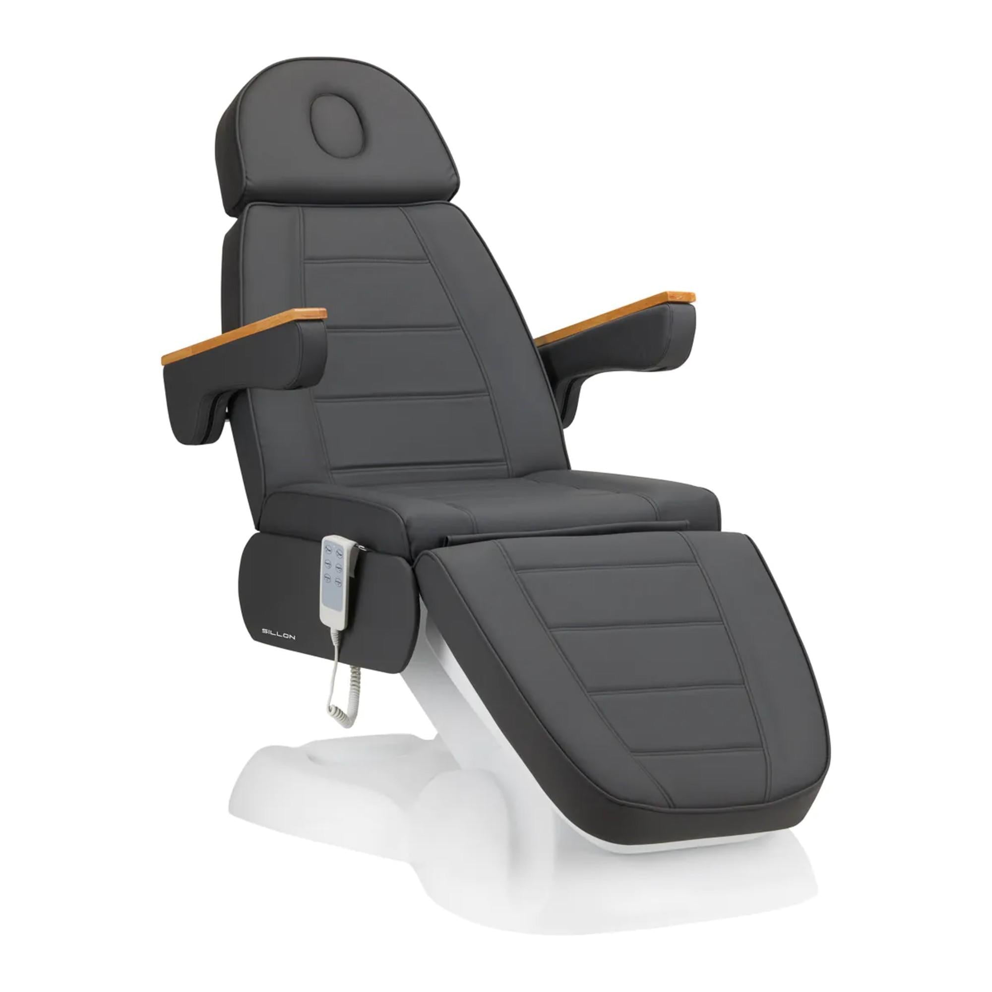 Sillon Poltrona Lettino Elettrica Lux 273B 3 Motori - Nero Grigio