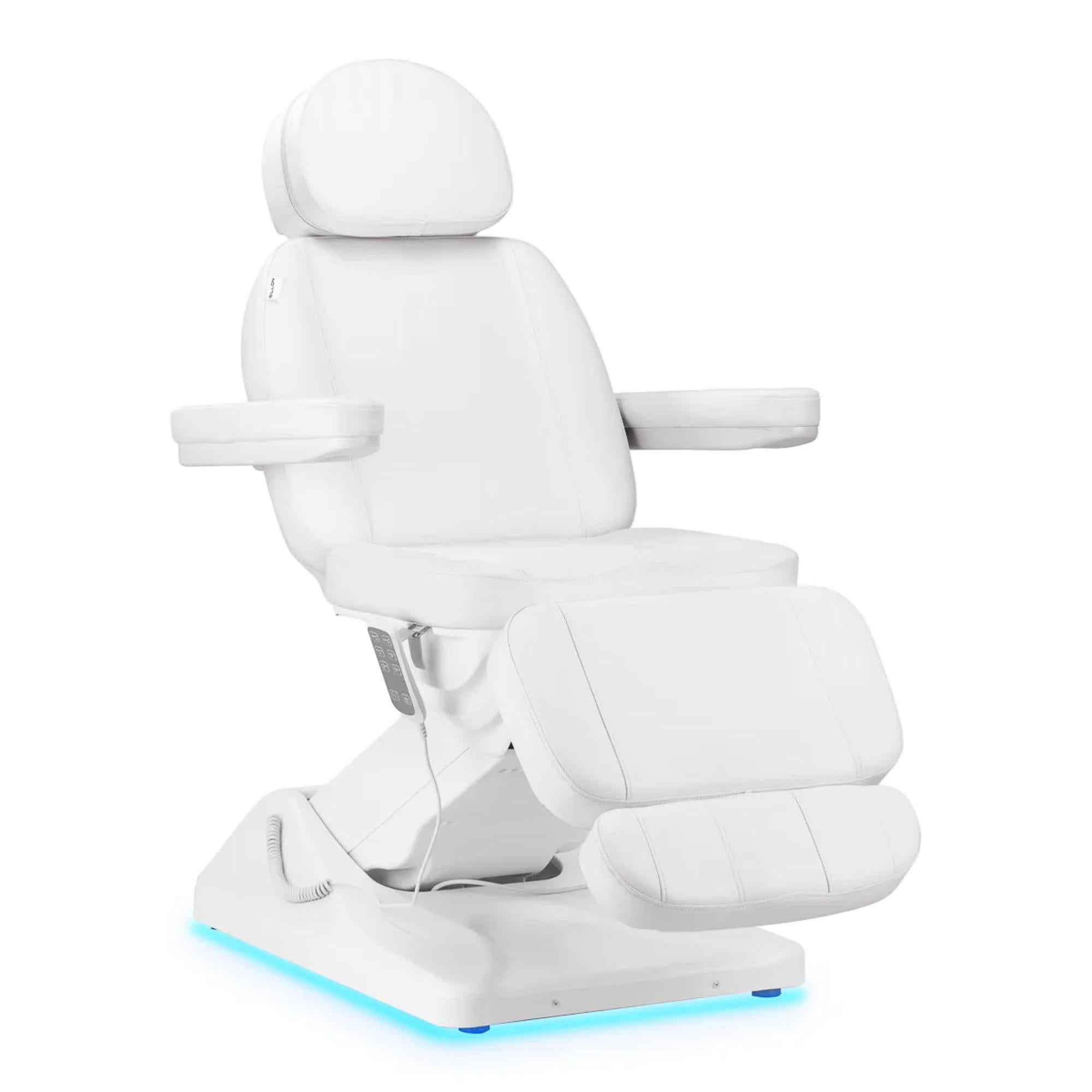 Sillon Poltrona Lettino Elettrica Luxury 3 Motori - Bianco