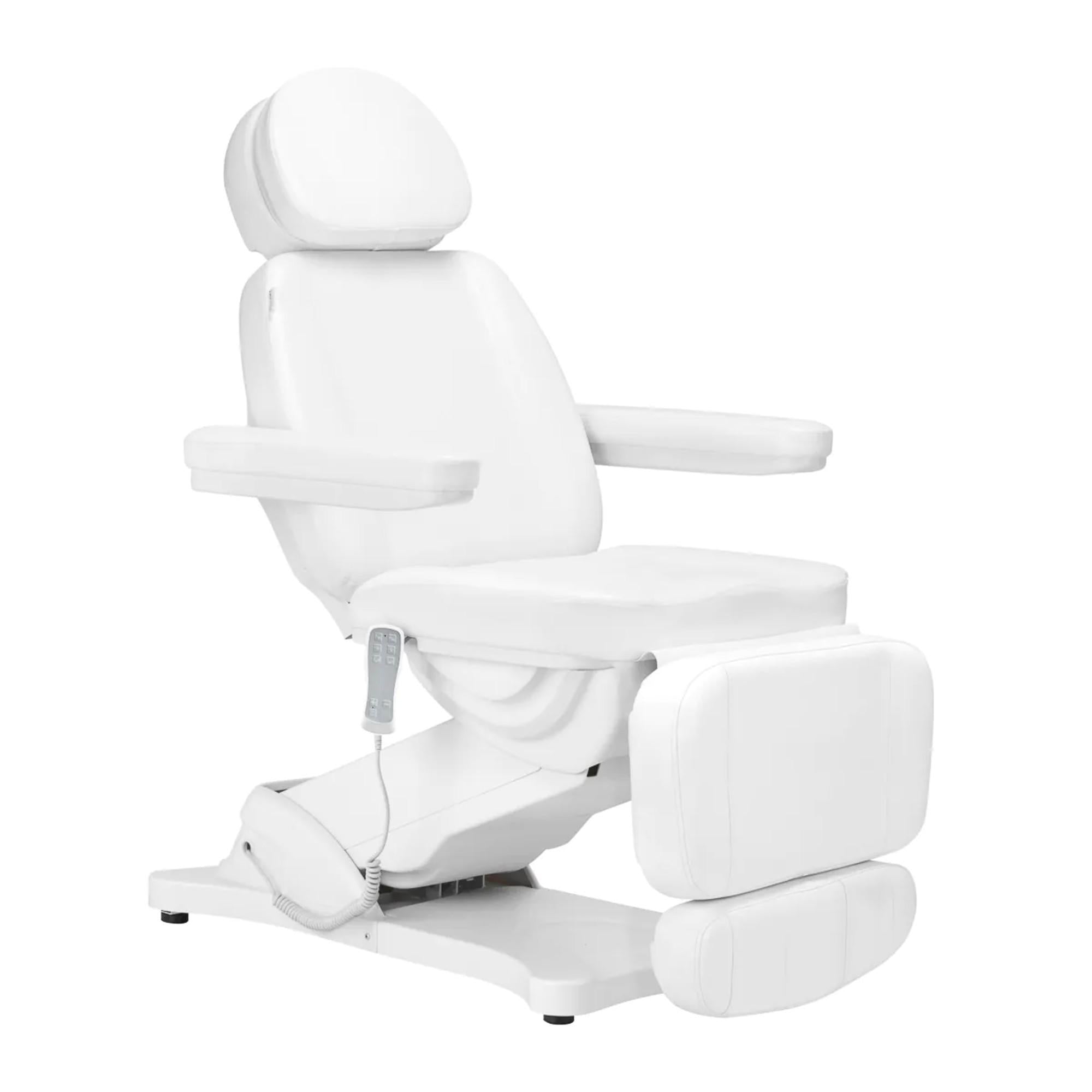 Sillon Poltrona Lettino Elettrica Riscaldata V2 Classic 3 Motori - Bianco