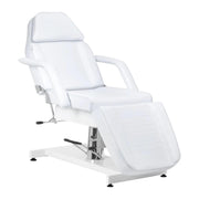 Sillon Poltrona Lettino V2-210 con Pompa Idraulica - Bianco