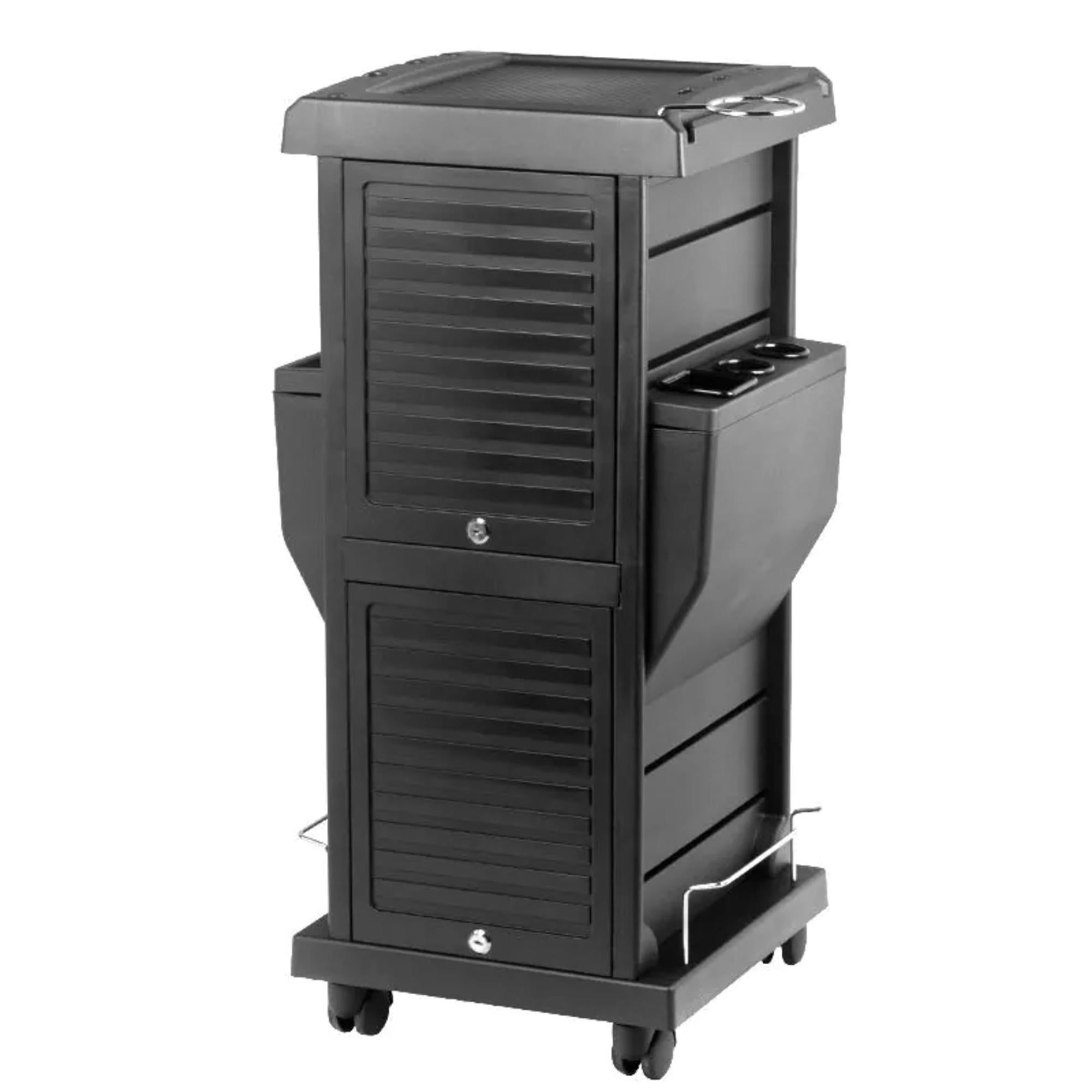 Gabbiano Carrello Porta Attrezzi 100C Parrucchiere - Nero