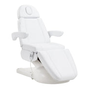 Azzurro Poltrona Lettino Elettrica Lux 3 Motori - Bianco