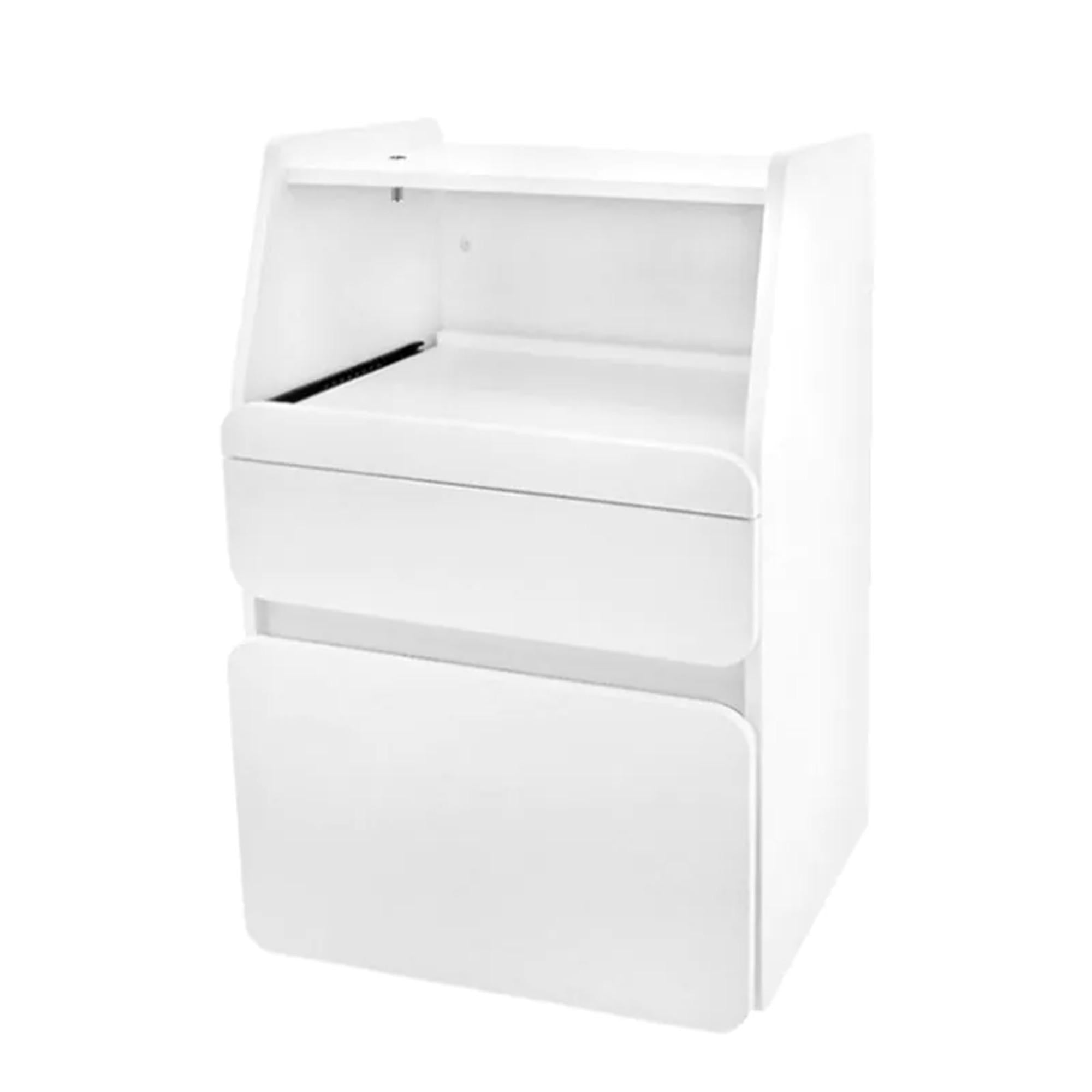 Azzurro Mobiletto per Manicure Midi 970 - Bianco