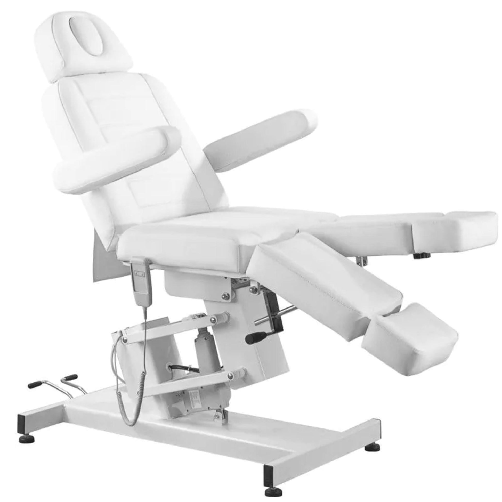 Azzurro Poltrona Lettino Elettrica 706 1 Motore - Bianco