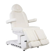 Azzurro Poltrona Lettino Elettrica Riscaldata 708BS Exclusive 3 Motori - Bianco