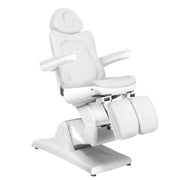 Azzurro Poltrona Lettino Elettrica 870S 3 Motori - Bianco