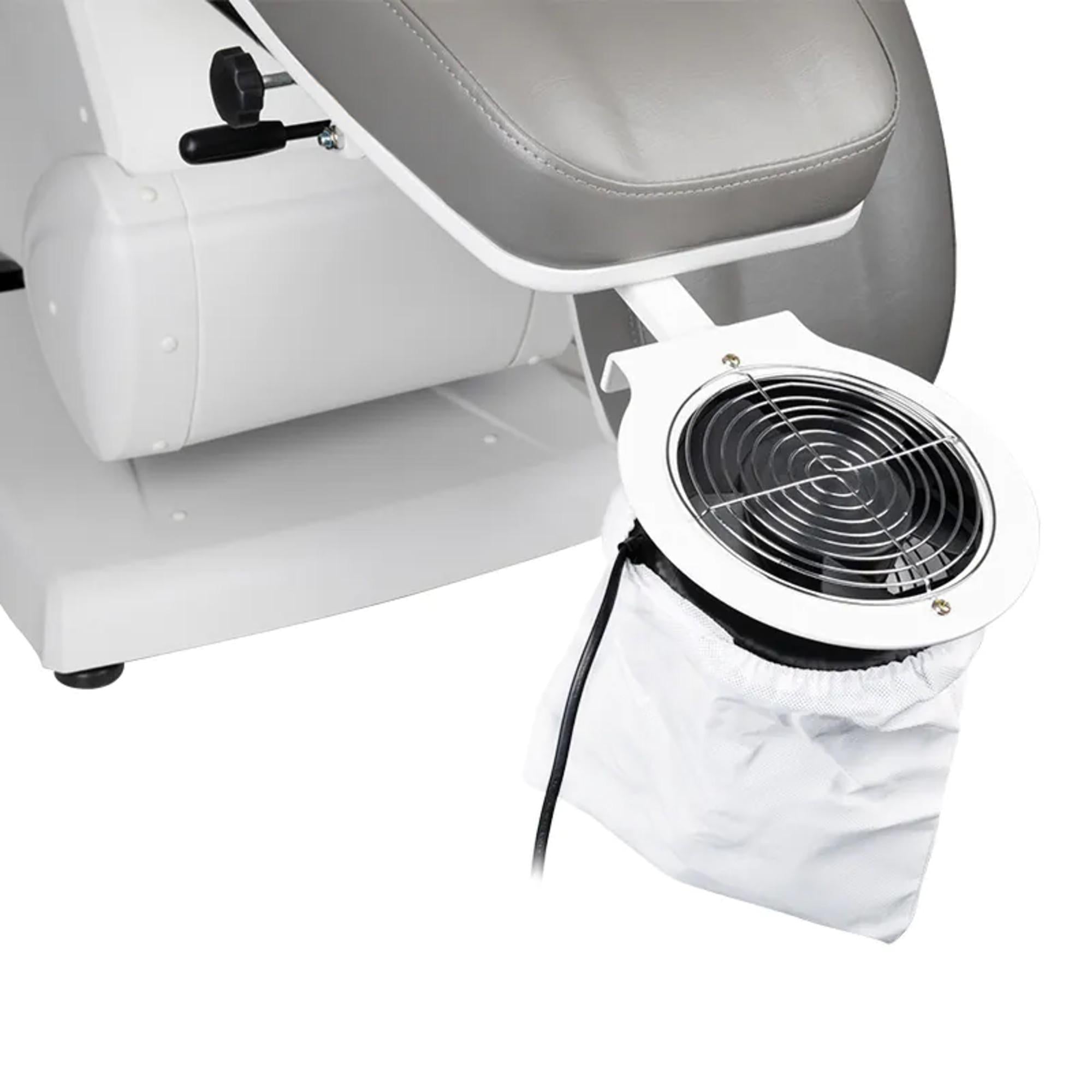 Azzurro Aspiratore Pedicure F18 per Poltrona - Bianco