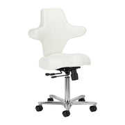 Azzurro Sgabello Special 152 con Rotelle - Bianco