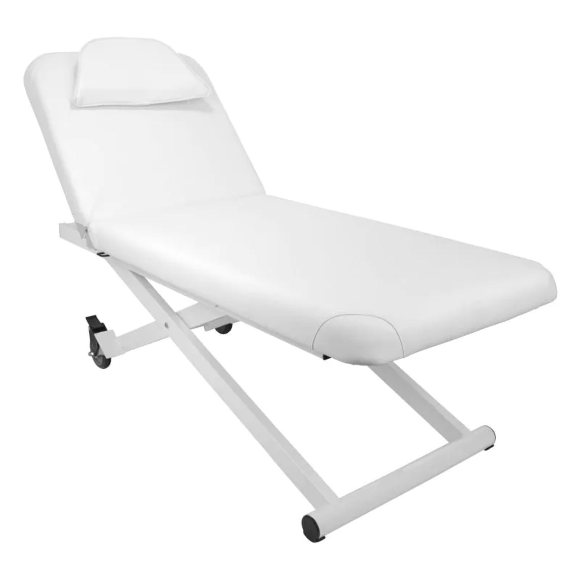 Azzurro Lettino Massaggio Elettrico 329E - Bianco