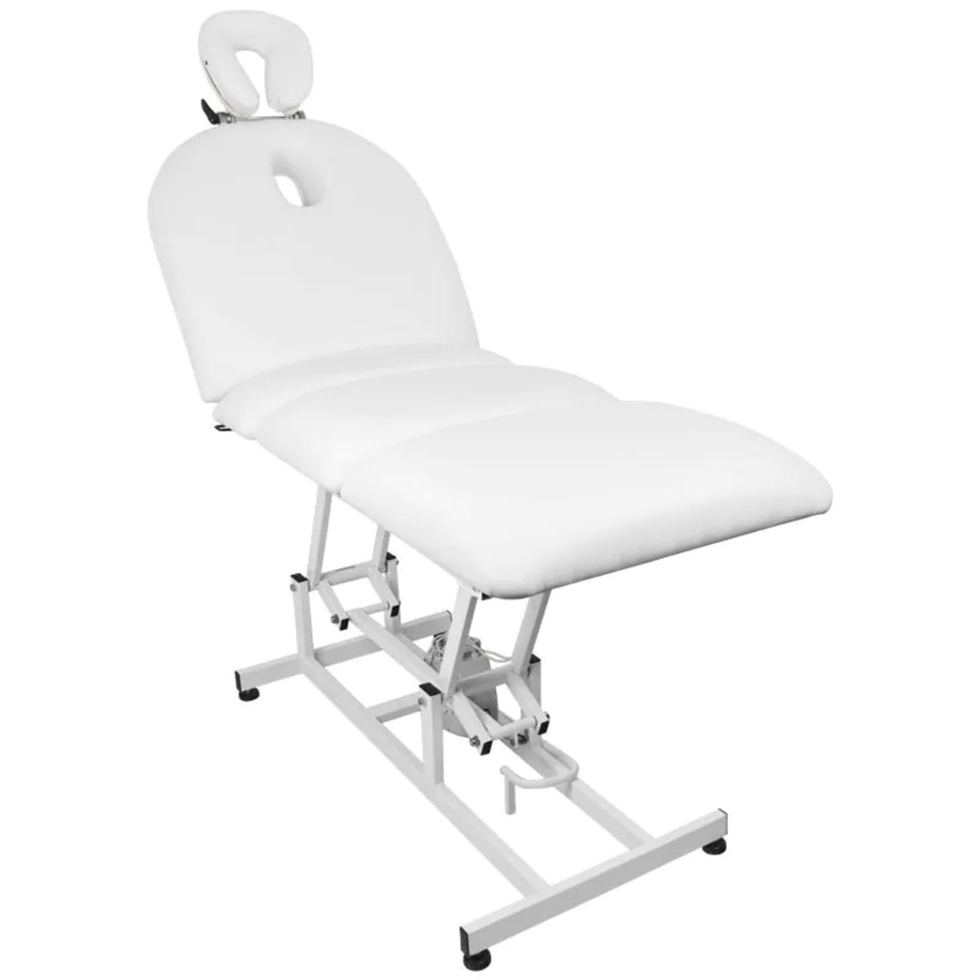 Azzurro Lettino Massaggio Elettrico 693A - Bianco