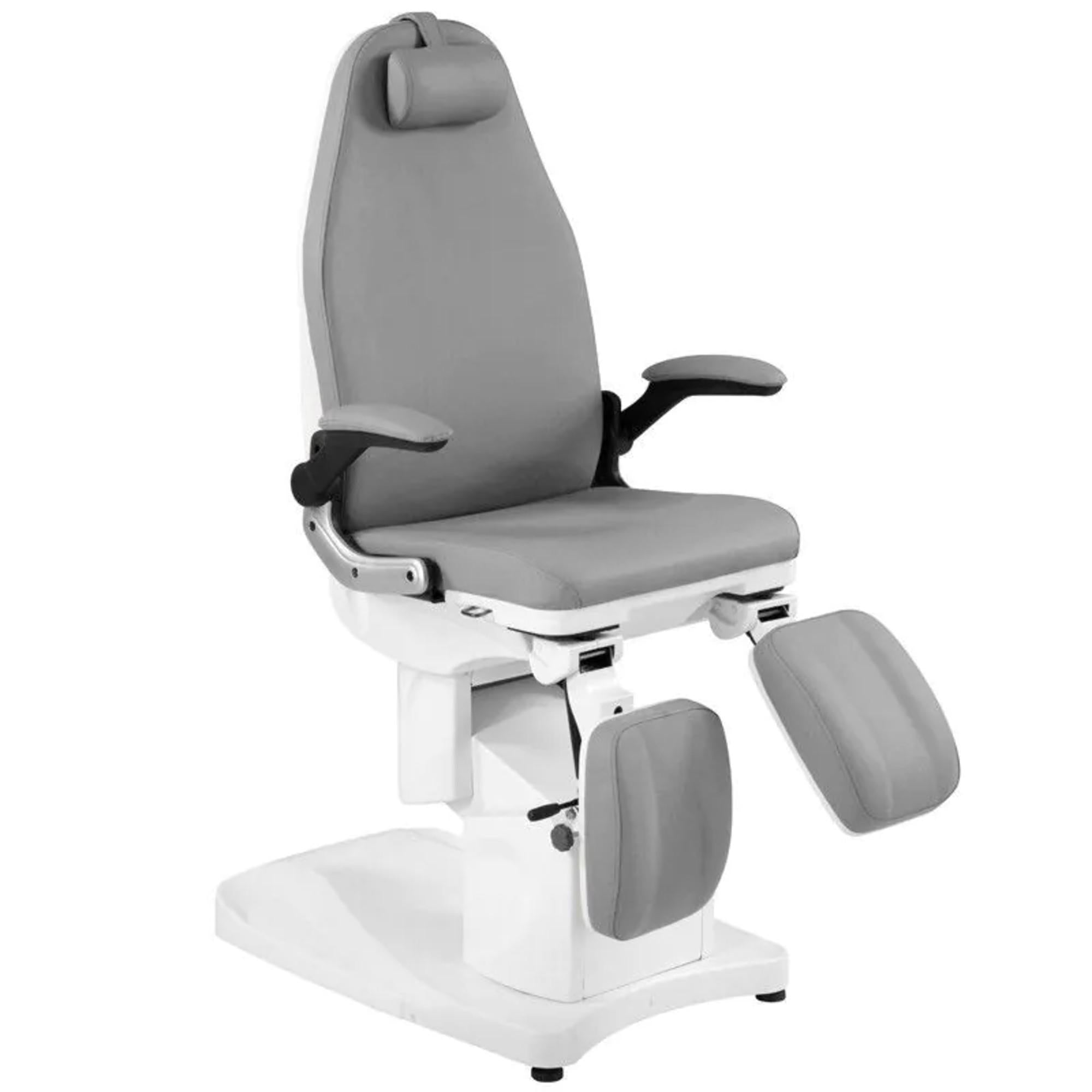 Azzurro Poltrona Lettino Elettrica 709A 3 Motori - Grigio