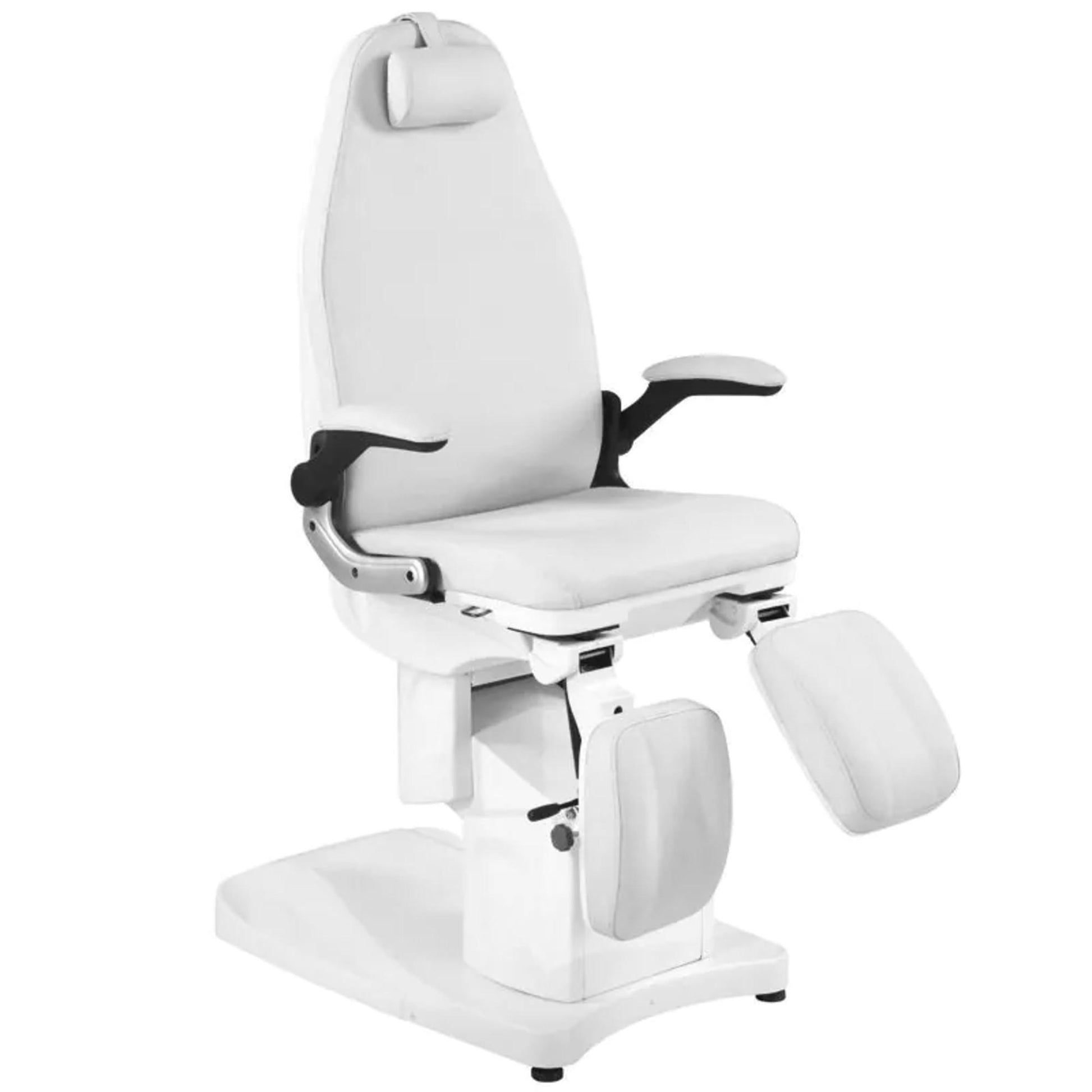 Azzurro Poltrona Lettino Elettrica 709A 3 Motori - Bianco