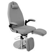 Azzurro Poltrona Lettino 713A con Pompa Idraulica - Grigio
