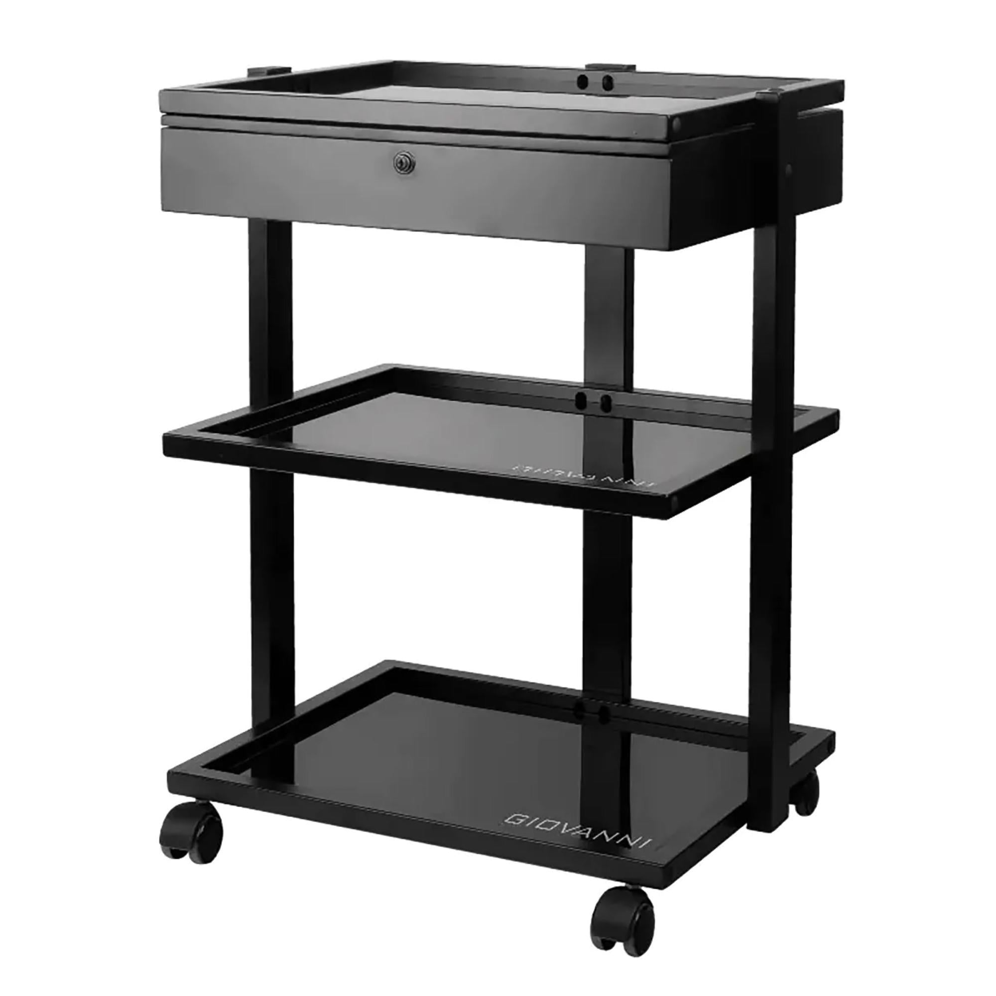 Pro Ink Carrello Porta Attrezzi per Tatuatore 1040A - Nero