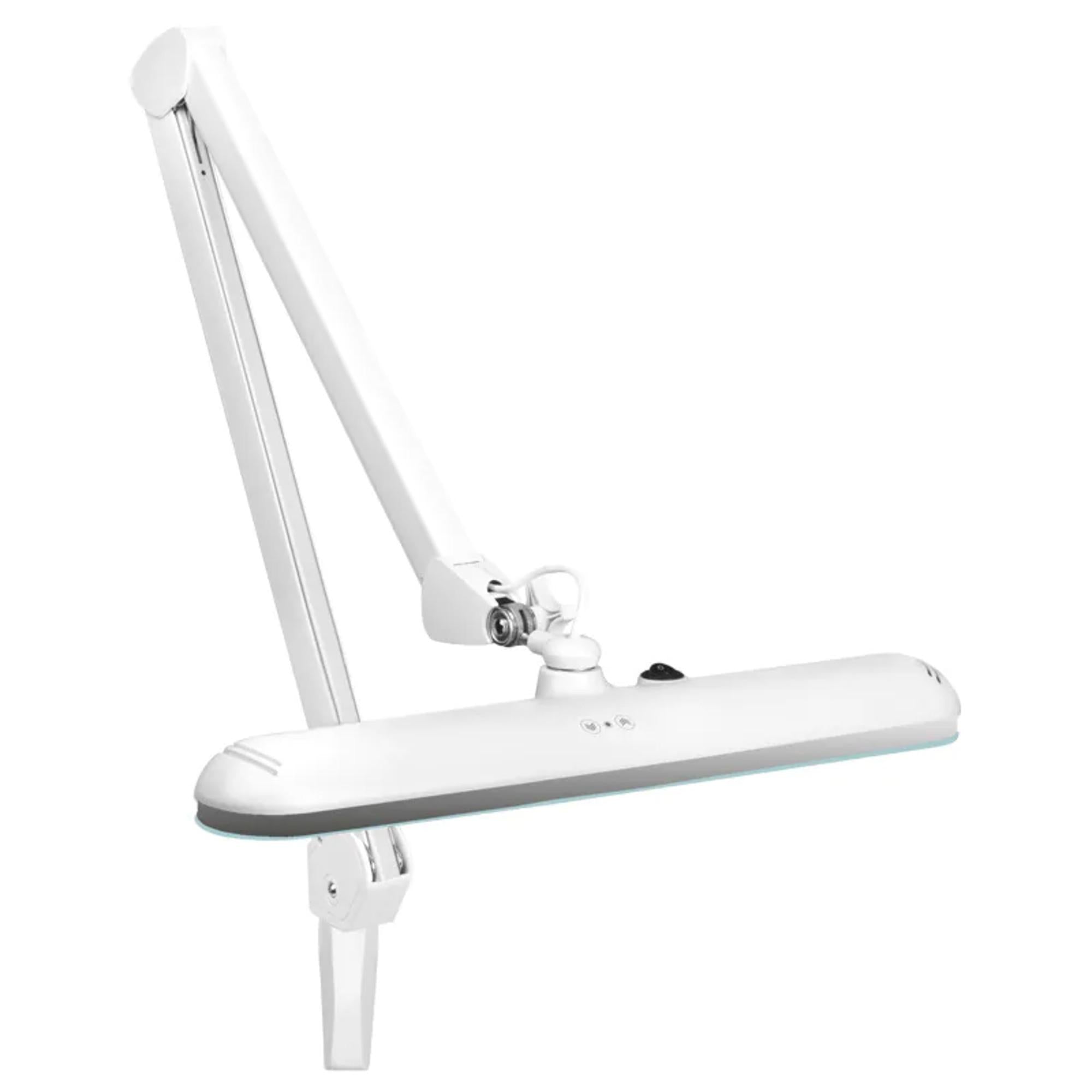 Elegante Lampada LED 801-L Morsetto da Tavolo - Bianco