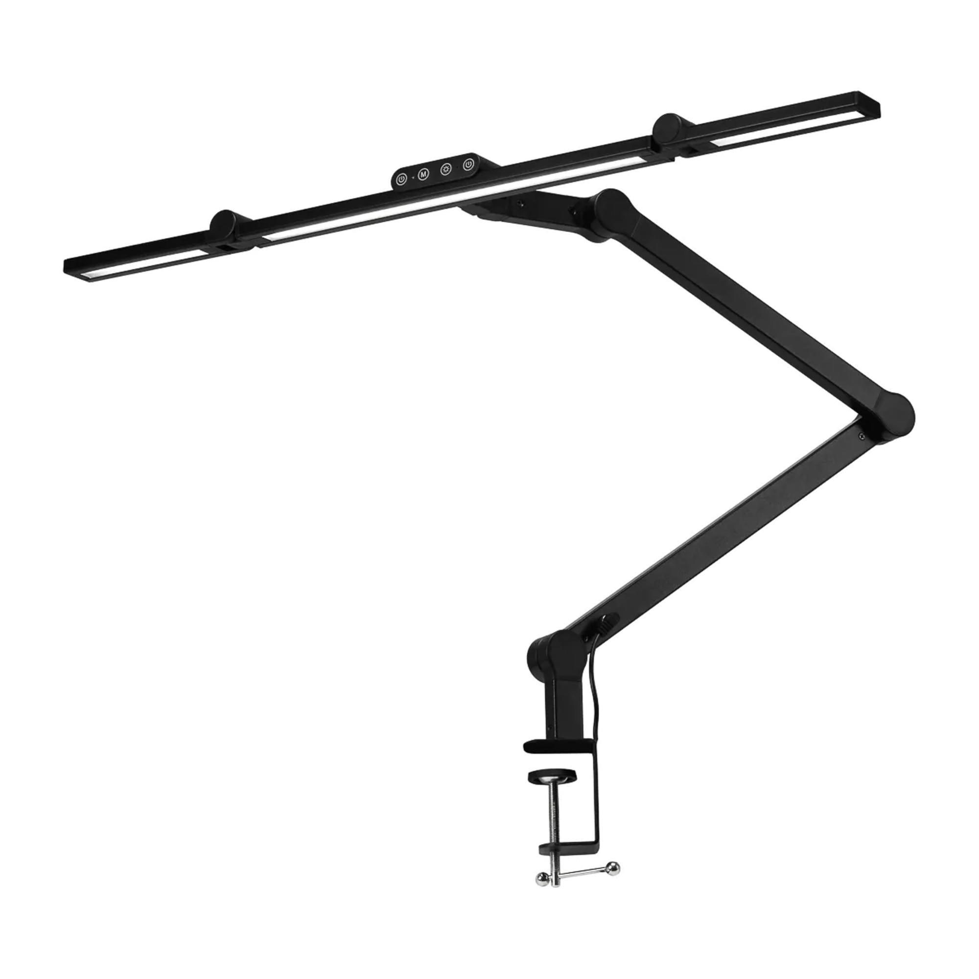 Glow Lampada LED L03 Morsetto da Tavolo - Nero
