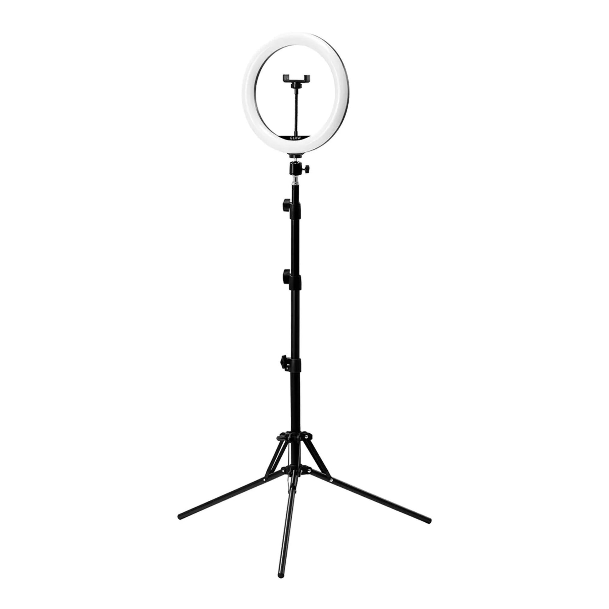 Glow Lampada LED Ring Light 10" con Stativo 10W