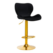 4Rico Sgabello QS-B15 in Velluto - Nero