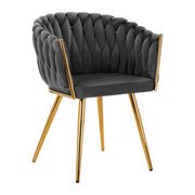 4Rico Poltrona QS-GW06G in Velluto - Grigio