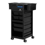 Gabbiano Carrello 68UV con Sterilizzatore per Parrucchiere - Nero