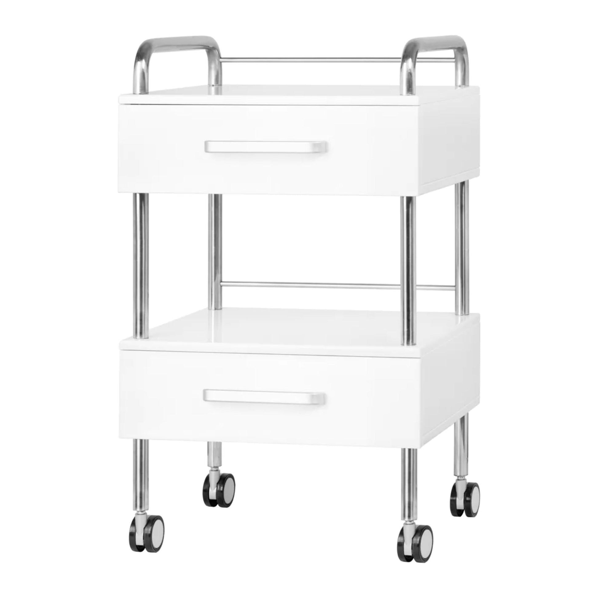 Carrello Porta Attrezzi 6051 per Podologia - Bianco