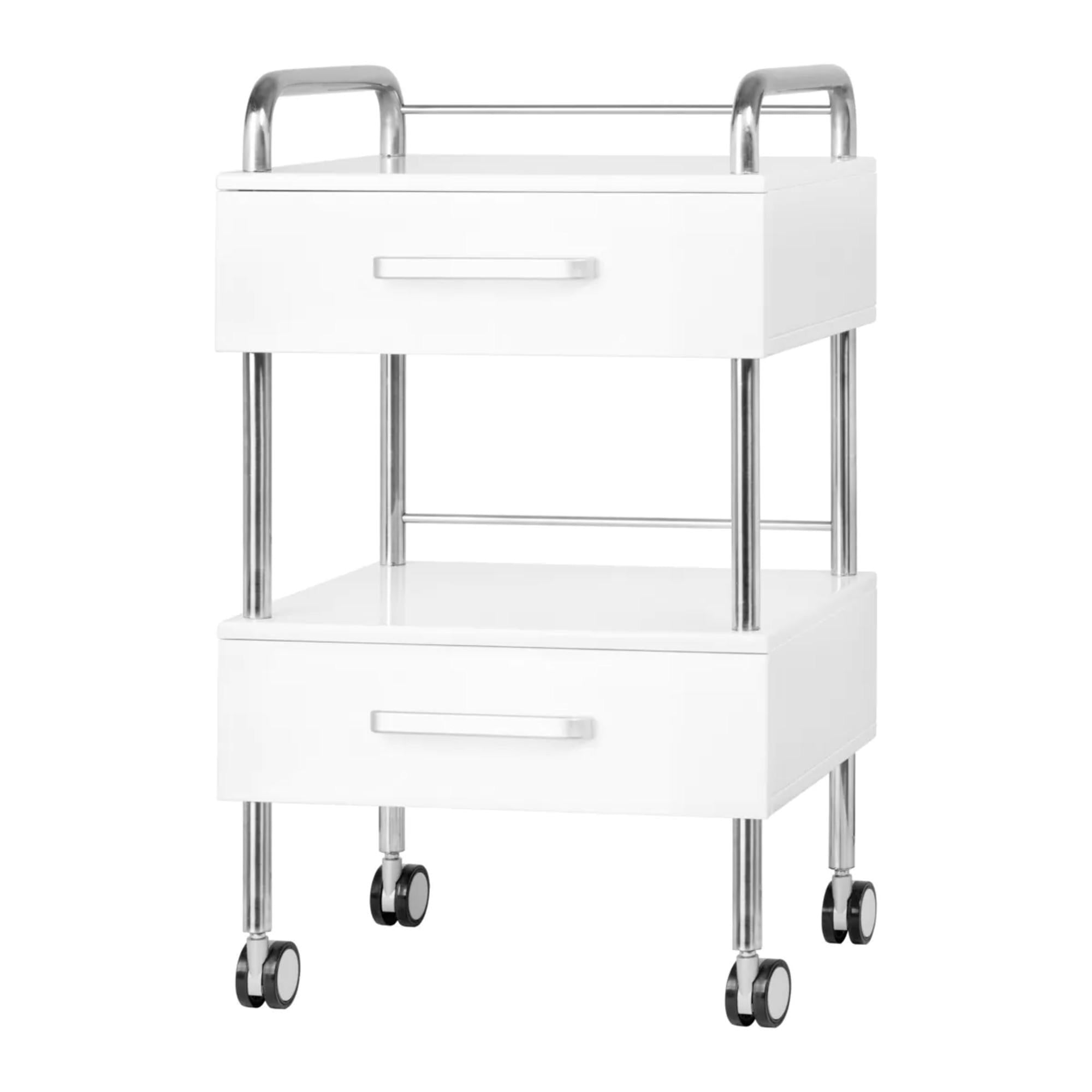 Carrello Porta Attrezzi 6051 per Podologia - Bianco