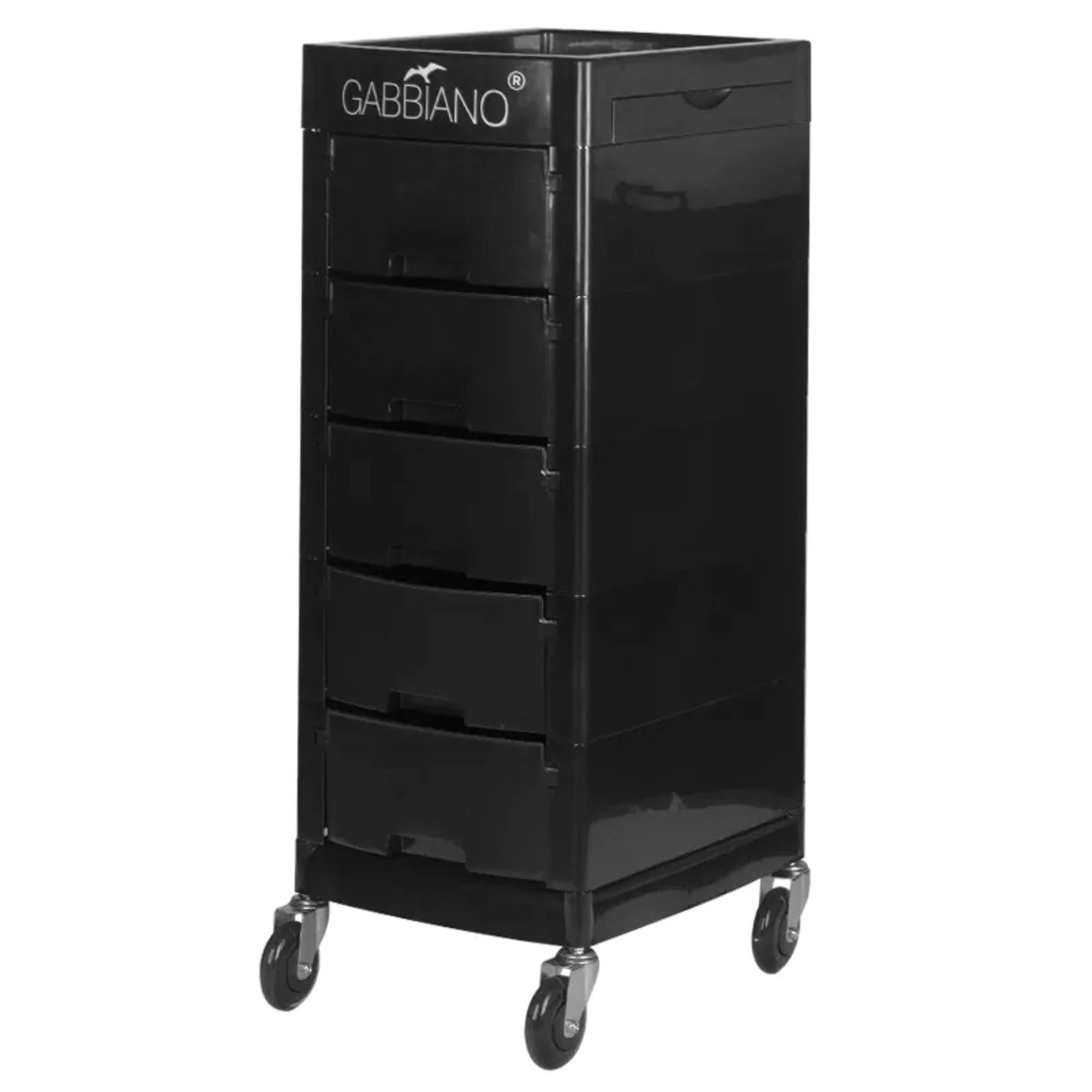Gabbiano Carrello Porta Attrezzi FT65-A Parrucchiere - Nero