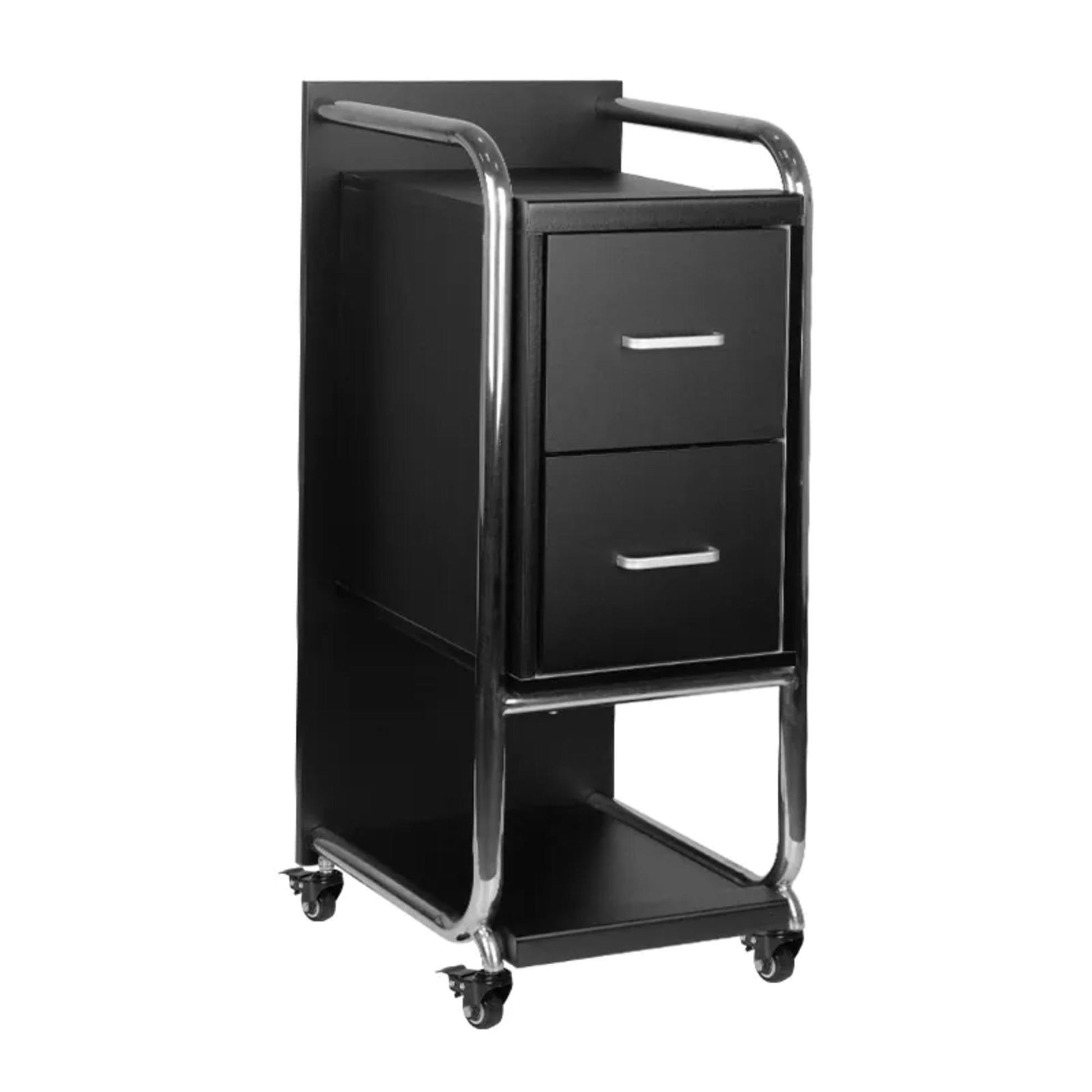 Gabbiano Carrello Porta Attrezzi Solo Parrucchiere - Nero
