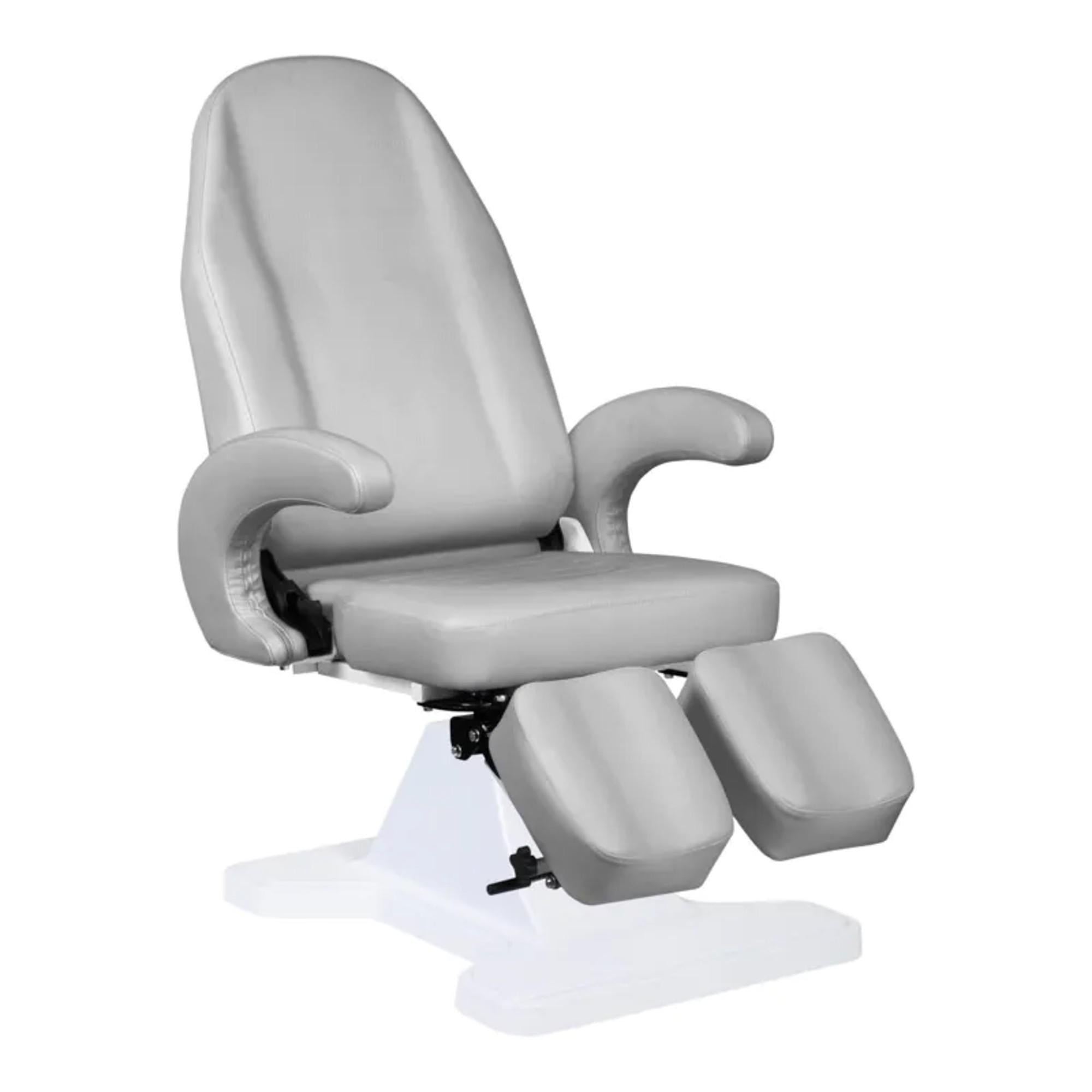 Poltrona Lettino 112 Pedicure con Pompa Idraulica - Grigio