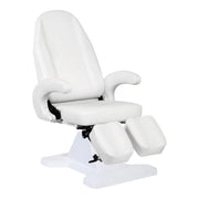 Poltrona Lettino 112 Pedicure con Pompa Idraulica - Bianco