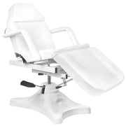 Poltrona Lettino 234D con Pompa Idraulica - Bianco