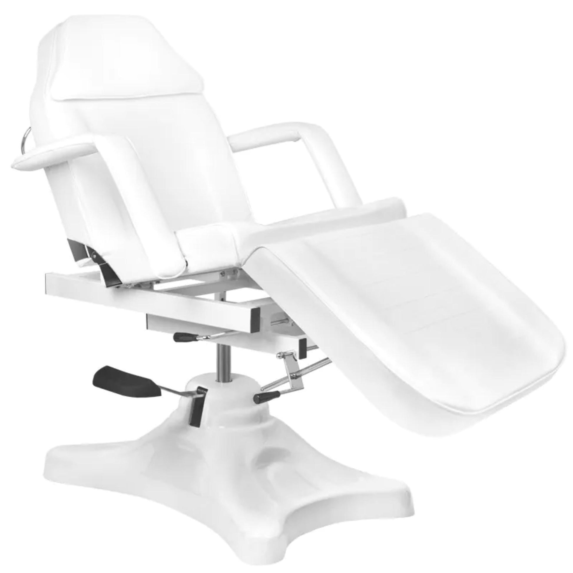 Poltrona Lettino 234D con Pompa Idraulica - Bianco