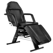 Poltrona Lettino Basic 202 con Vassoi - Nero