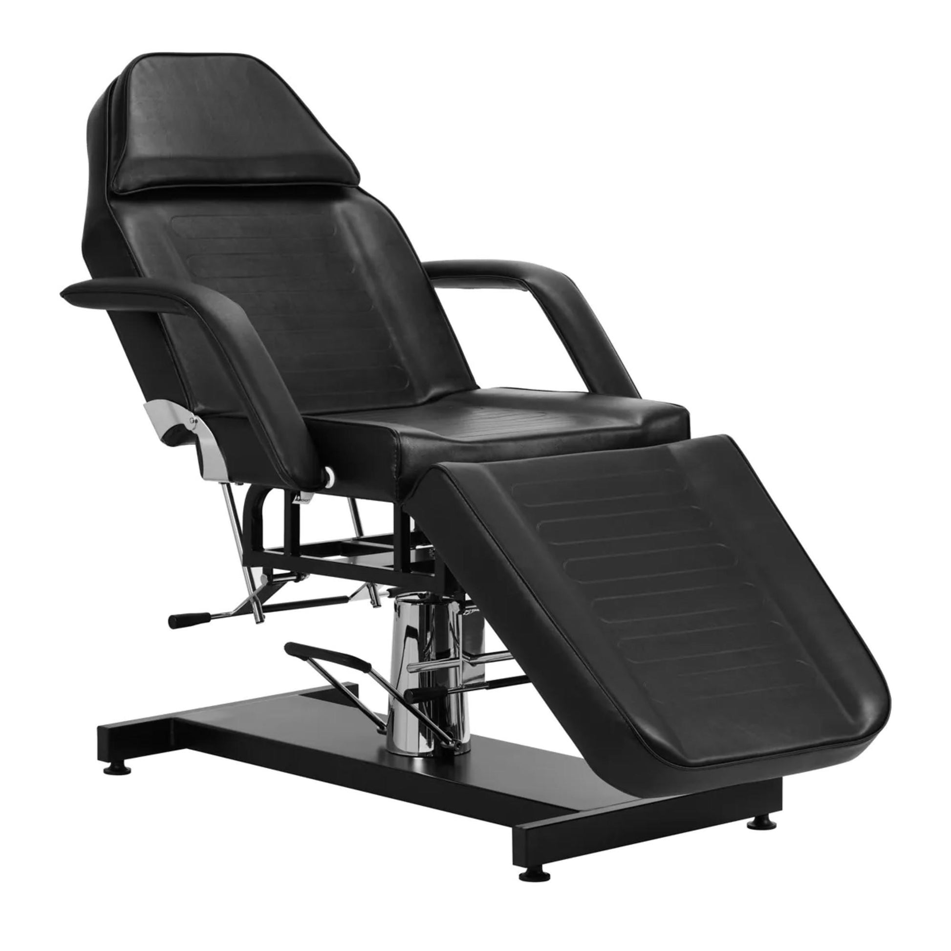 Poltrona Lettino Basic 210 con Pompa Idraulica - Nero