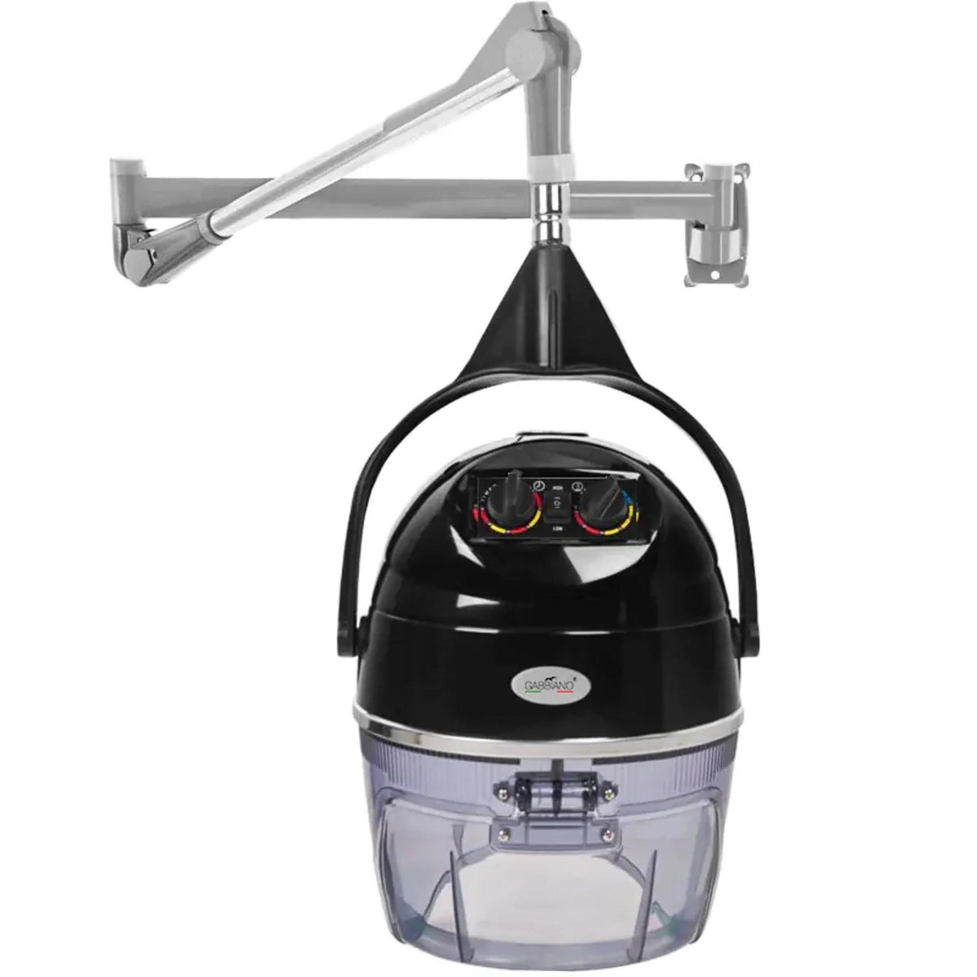 Gabbiano Casco a Muro DII-301W 2 Velocità - Nero