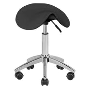 Sgabello AM-302 con Rotelle - Nero