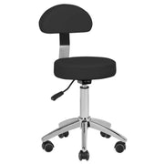 Sgabello AM-304 con Rotelle - Nero