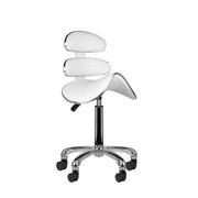 Sgabello Roll Speed AM-880 con Rotelle - Bianco