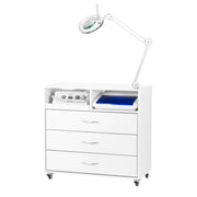 Set con Cassettiera Y-200 Max Fresa Lente e Sterilizzatore - Bianco