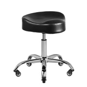 Gabbiano Sgabello A450 con Rotelle - Nero