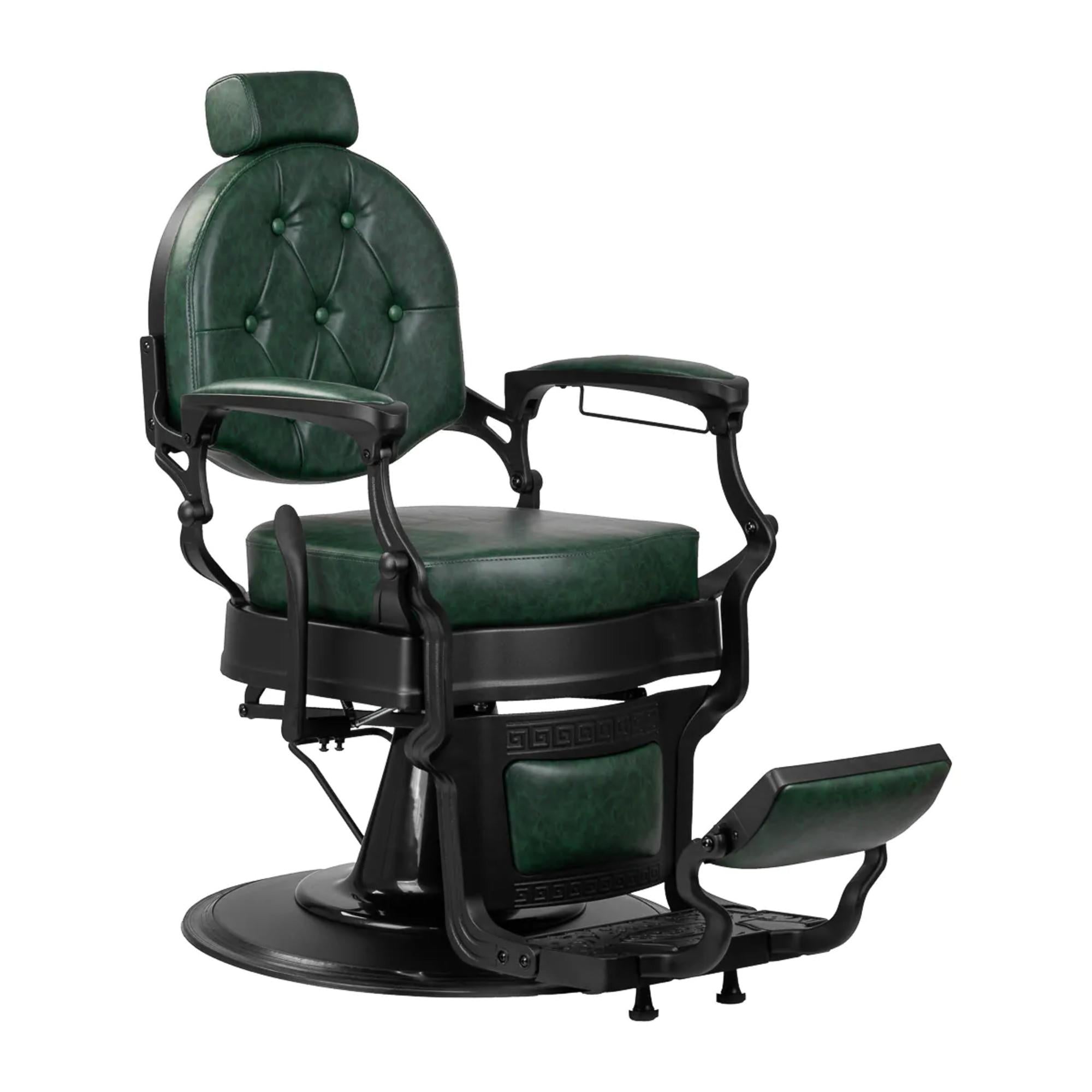 Gabbiano Poltrona President per Parrucchiere - Nero Verde
