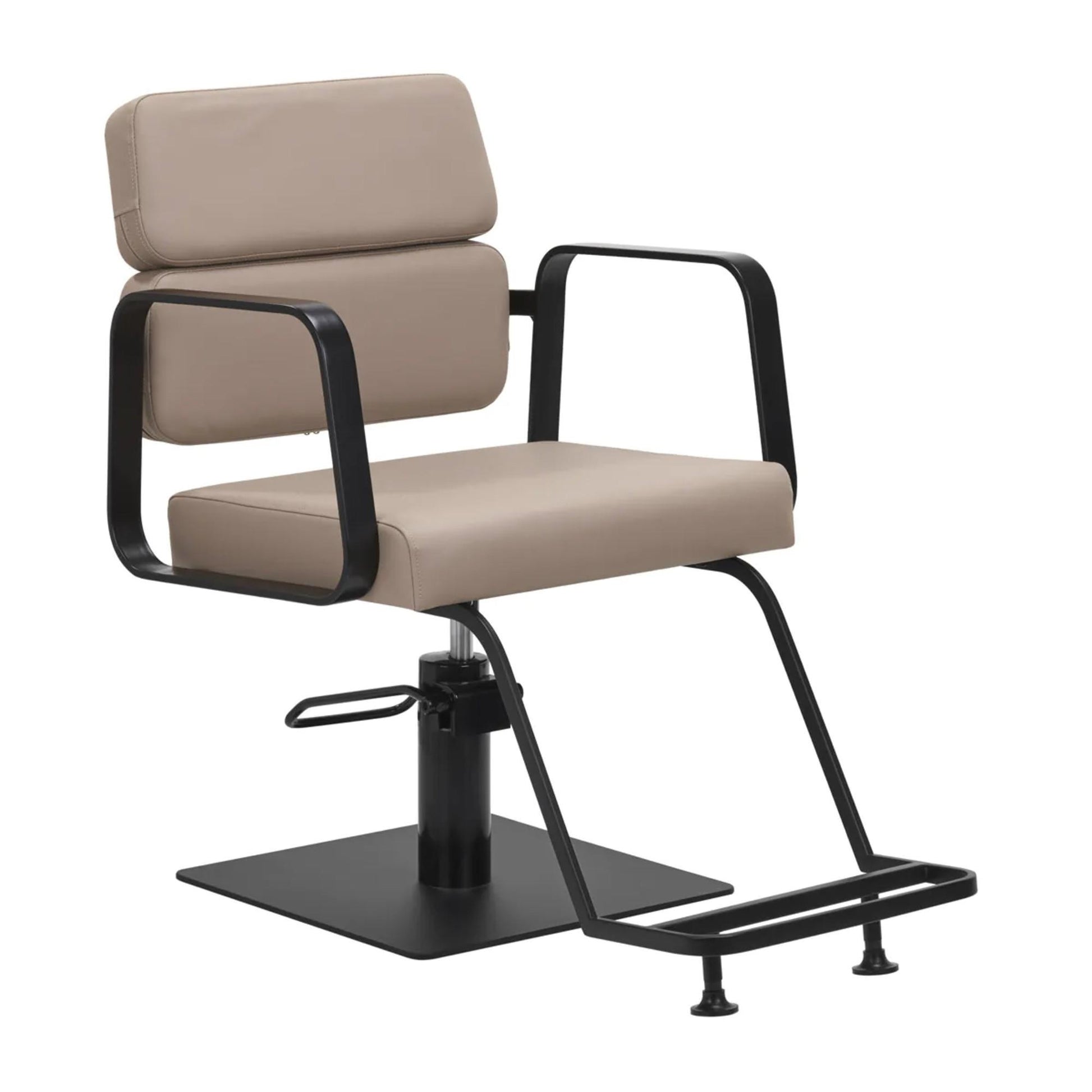 Gabbiano Poltrona Porto BM per Parrucchiere - Nero Beige