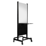 Gabbiano Specchiera RA-006 Bifacciale per Parrucchiere - Nero