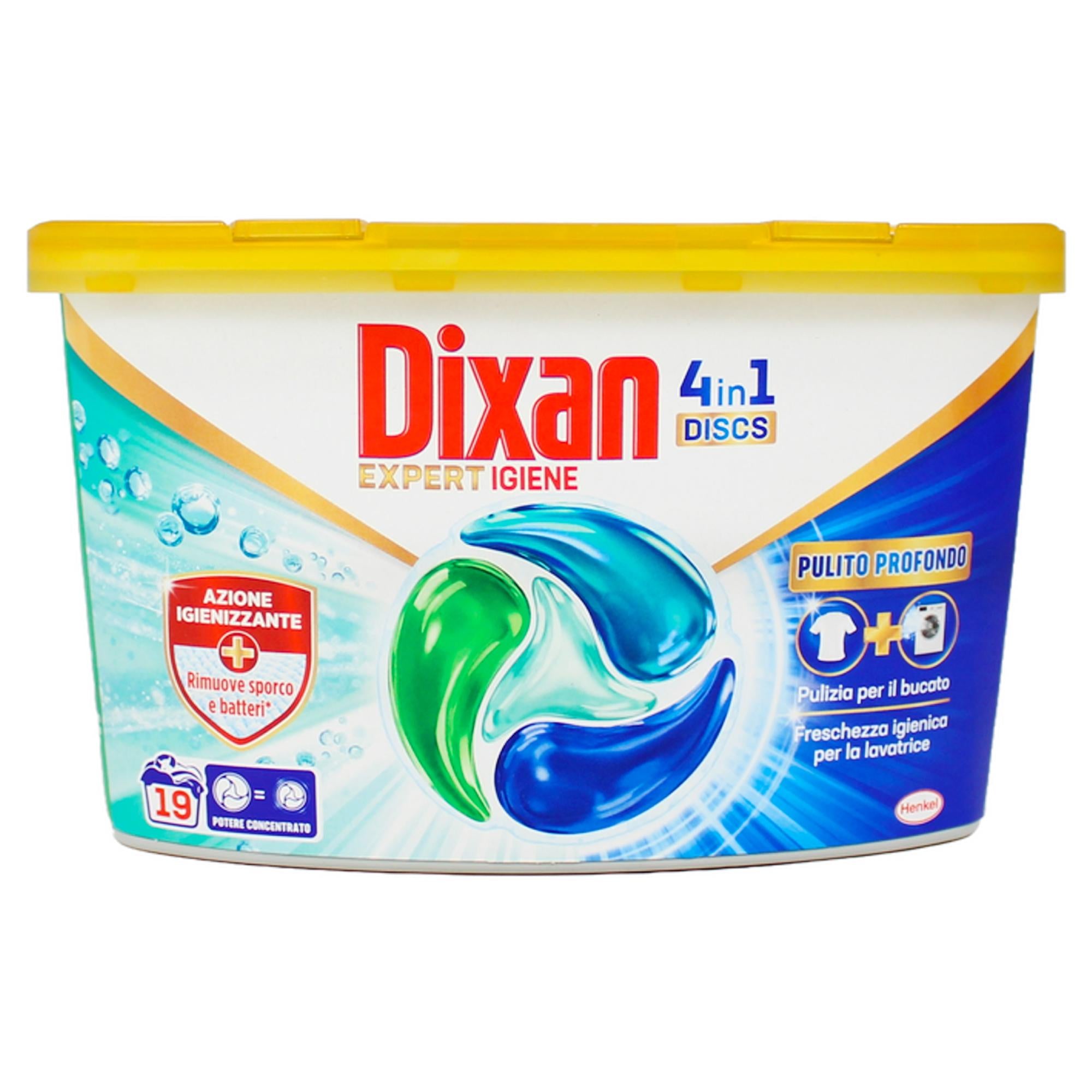 Dixan Discs 4in1 Detersivo Lavatrice 19pz - Expert Igiene