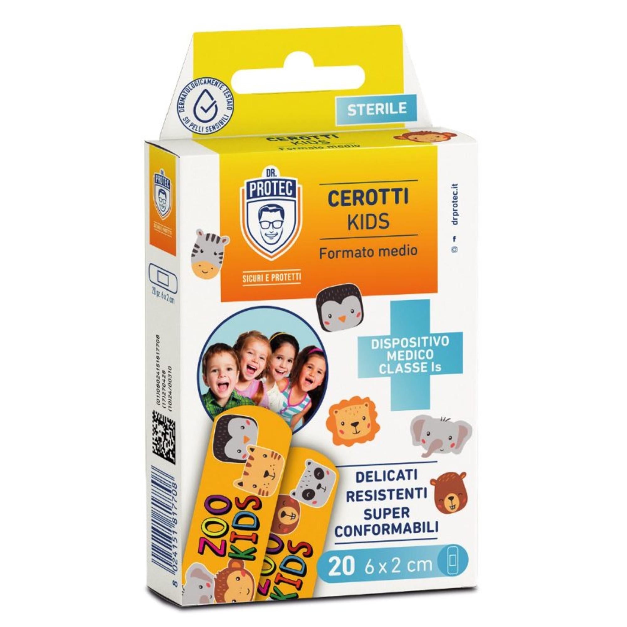 Dr Protec Cerotti Kids 20pz - Medio