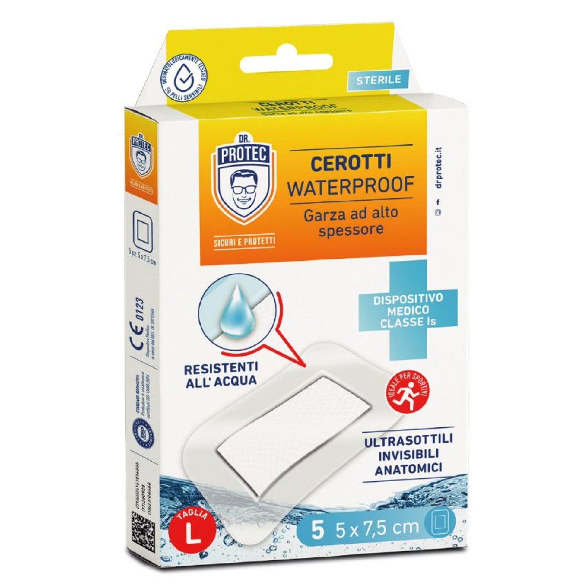 Dr Protec Cerotti Waterproof 5pz - L