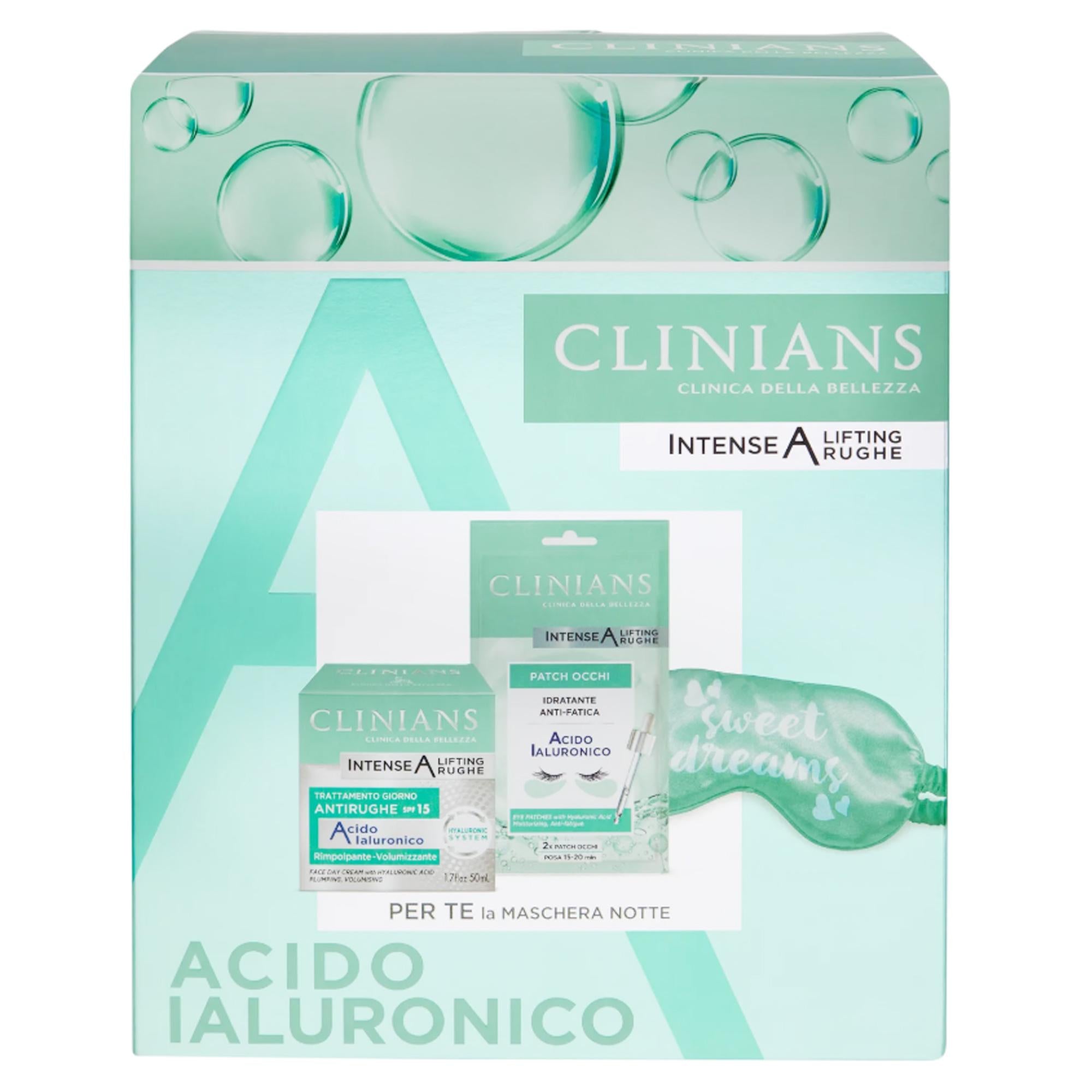 Clinians Cofanetto Clinians Intense A Lifting Rughe Acido Ialuronico