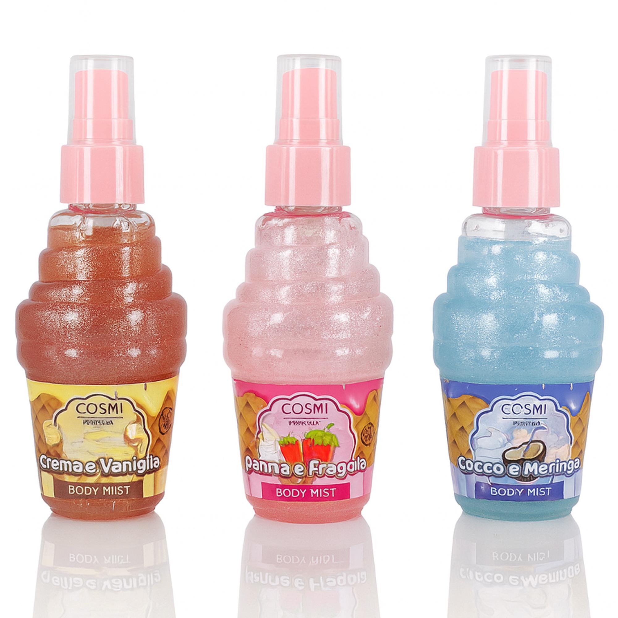 Cosmi Acqua Corpo Profumata Glitterata Deliciuos Ice Cream 100ml - Fragranze Miste