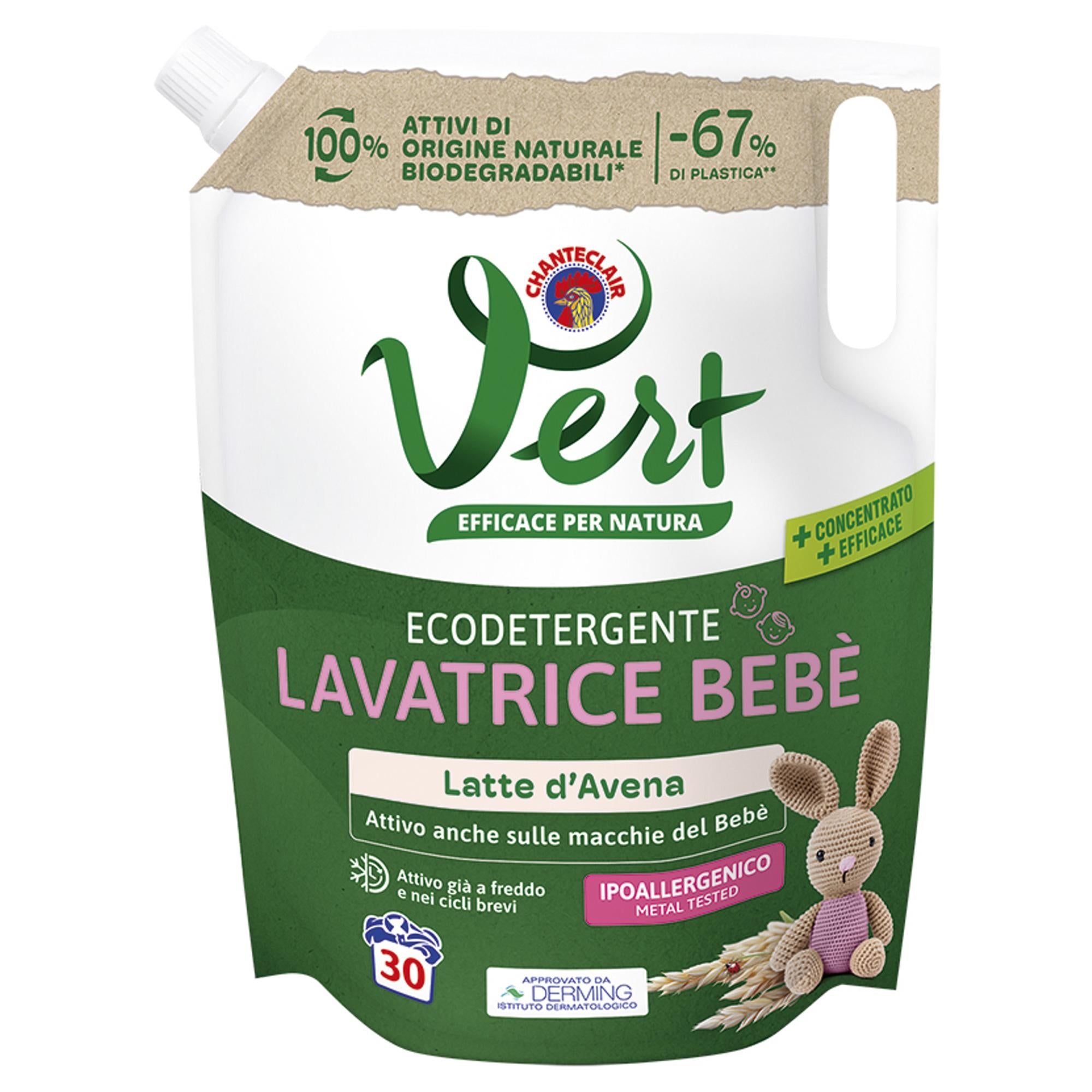 Chanteclair Vert Detersivo 1200ml - Latte D'Avena