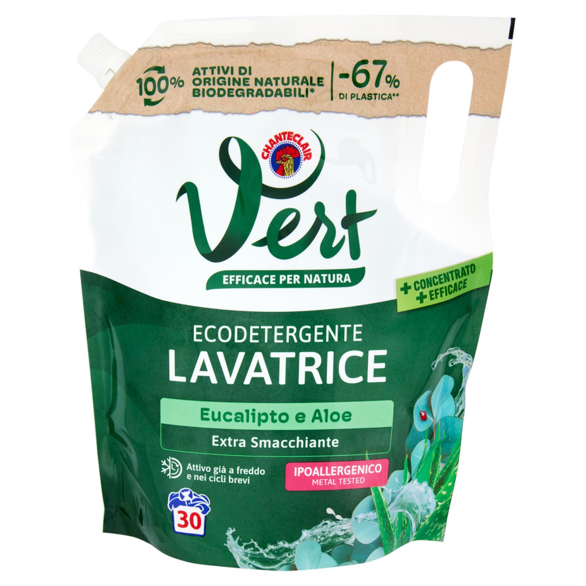 Chanteclair Vert Detersivo 1200ml - Eucalipto Aloe